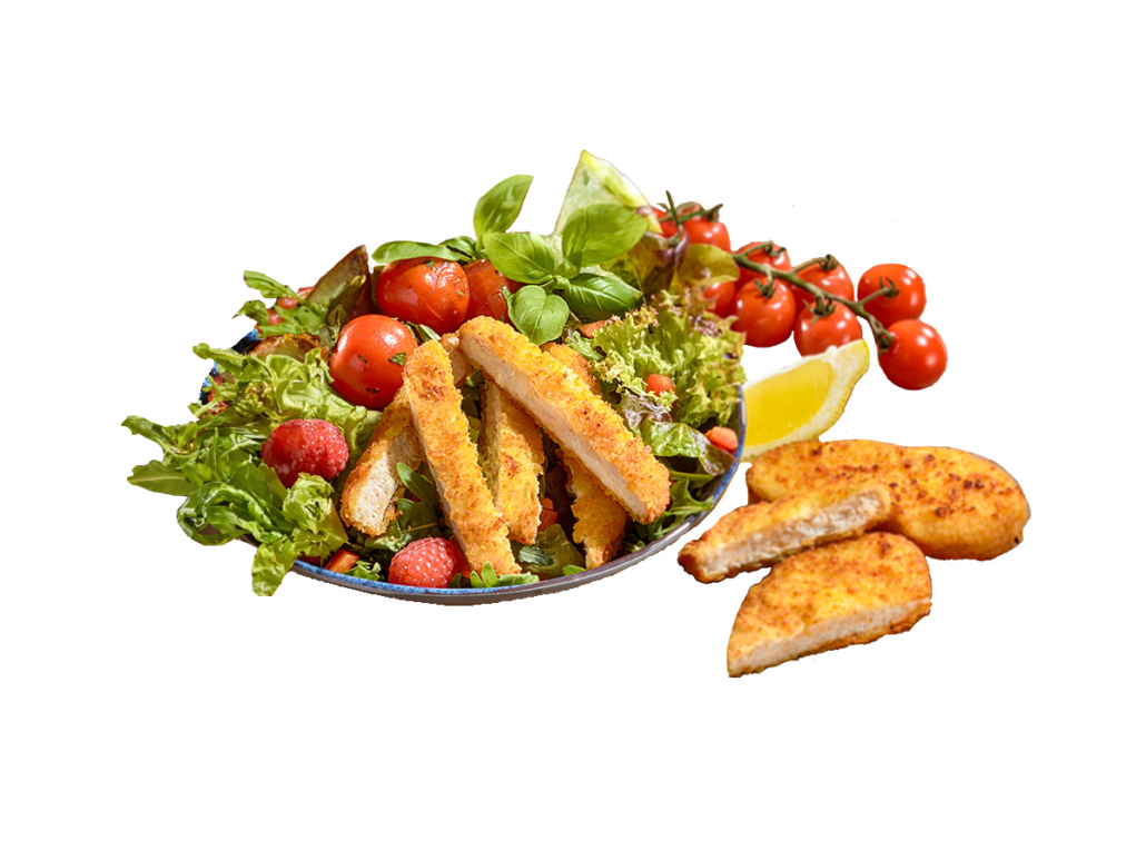 Hähnchenschnitzel, paniert, gebraten – 70 x 100 g › Wela-Trognitz